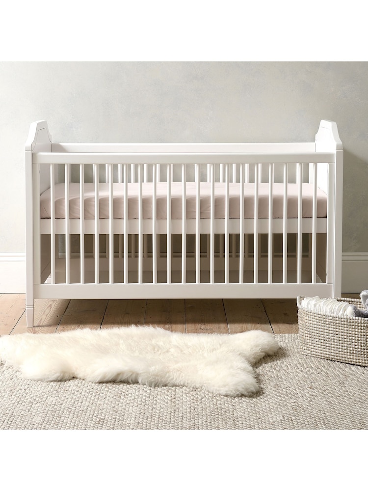 Cotswold Company Pure White Pensham Deluxe 3-In-1 Cot Bed - Image 1 of 6
