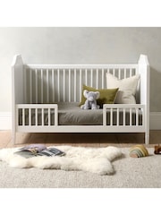 Cotswold Company Pure White Pensham Deluxe 3-In-1 Cot Bed - Image 3 of 6