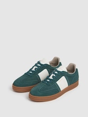 Hackett Harper League Suede and Leather Trainers - Image 2 of 6