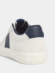 Hackett Blake Leather and Suede White Trainers - Image 5 of 6