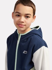 New Balance Blue Premium Fleece Jacket - Image 4 of 8