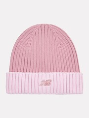 New Balance Pink Contrast Beanie - Image 1 of 3