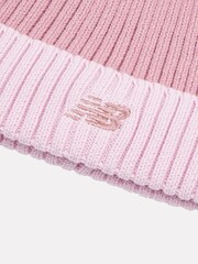 New Balance Pink Contrast Beanie - Image 3 of 3