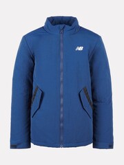 New Balance Blue Wadded Funnel Jacket - Image 1 of 6
