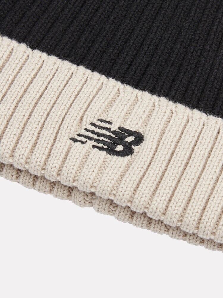 New Balance Black Contrast Beanie - Image 6 of 6
