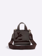 River Island Brown Mini Monogram Tote Bag - Image 2 of 6