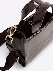 River Island Brown Mini Monogram Tote Bag - Image 5 of 6