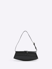 River Island Black Buckle Front Shoulder Bag - Image 2 of 6
