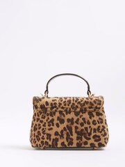 River Island Brown Leopard Print Tote Bag - Image 2 of 4