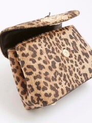River Island Brown Leopard Print Tote Bag - Image 4 of 4