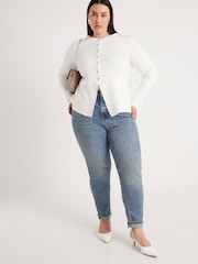 River Island pletena jopa z gumbi - Slika 2 iz 2