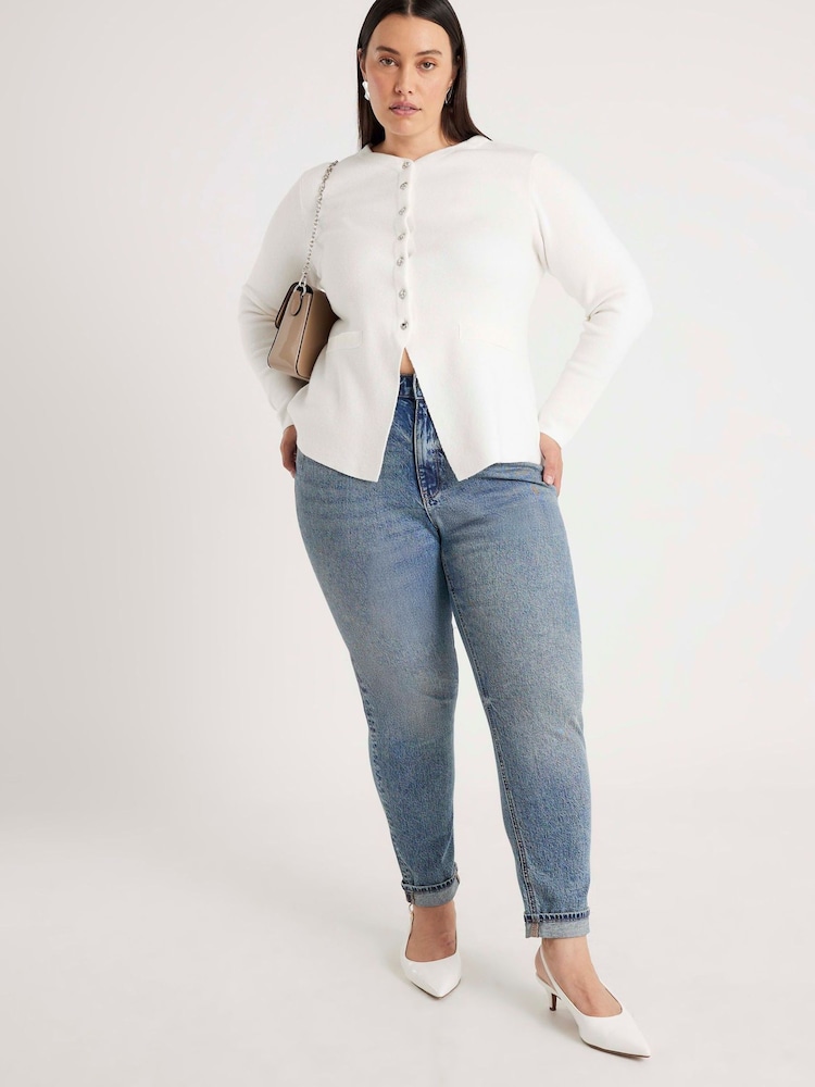 River Island pletena jopa z gumbi - Slika 2 iz 2
