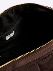 River Island Brown Quilted Holdall - Image 5 of 6
