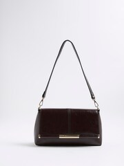 River Island Red Bar Front Clutch Bag - Image 1 of 5