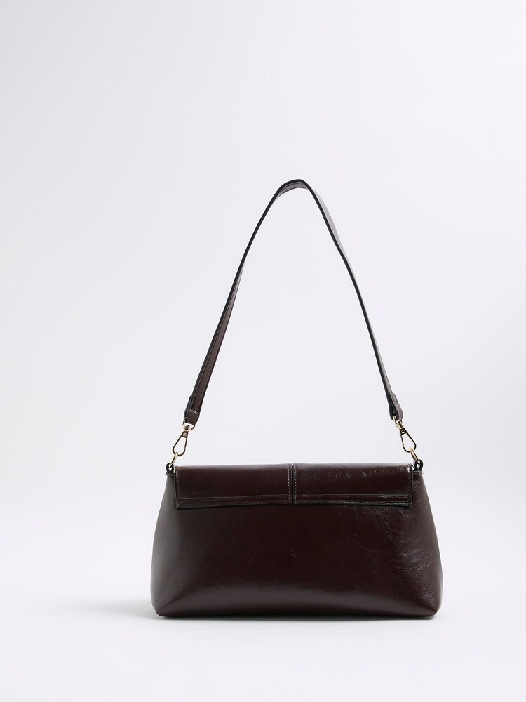 River Island Red Bar Front Clutch Bag - Image 2 of 5