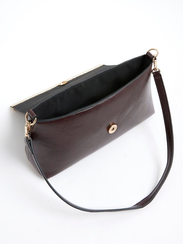River Island Red Bar Front Clutch Bag - Image 5 of 5
