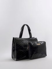River Island Black Tote Bag and Laptop Case Bundle Set - Image 3 of 5