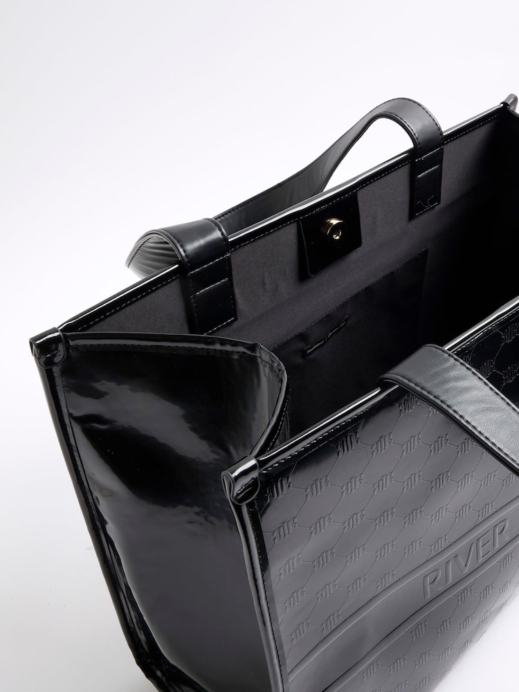 River Island Black Tote Bag and Laptop Case Bundle Set - Image 5 of 5
