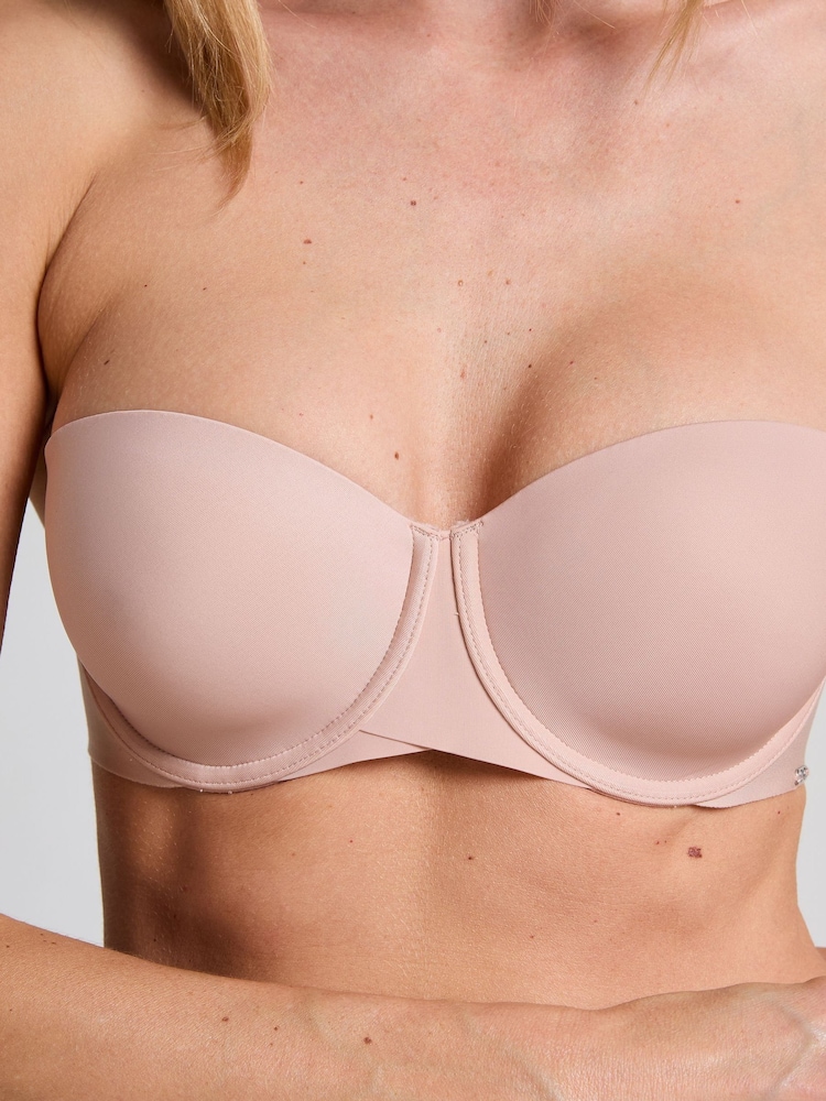 Hunkemöller Jane Padded Strapless Underwired Nude Bra - Image 2 of 5