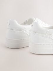 Blanc - Baskets en maille brodée Forever Comfort® - Image 5 de 5