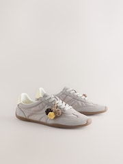 Mauve Purple Forever Comfort Lace Up Charm Trainers - Image 3 of 6