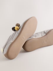 Mauve Purple Forever Comfort Lace Up Charm Trainers - Image 4 of 6