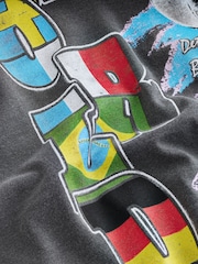 Grey Toffs Football World Cup Relaxed Fit T-Shirt - Image 8 of 8