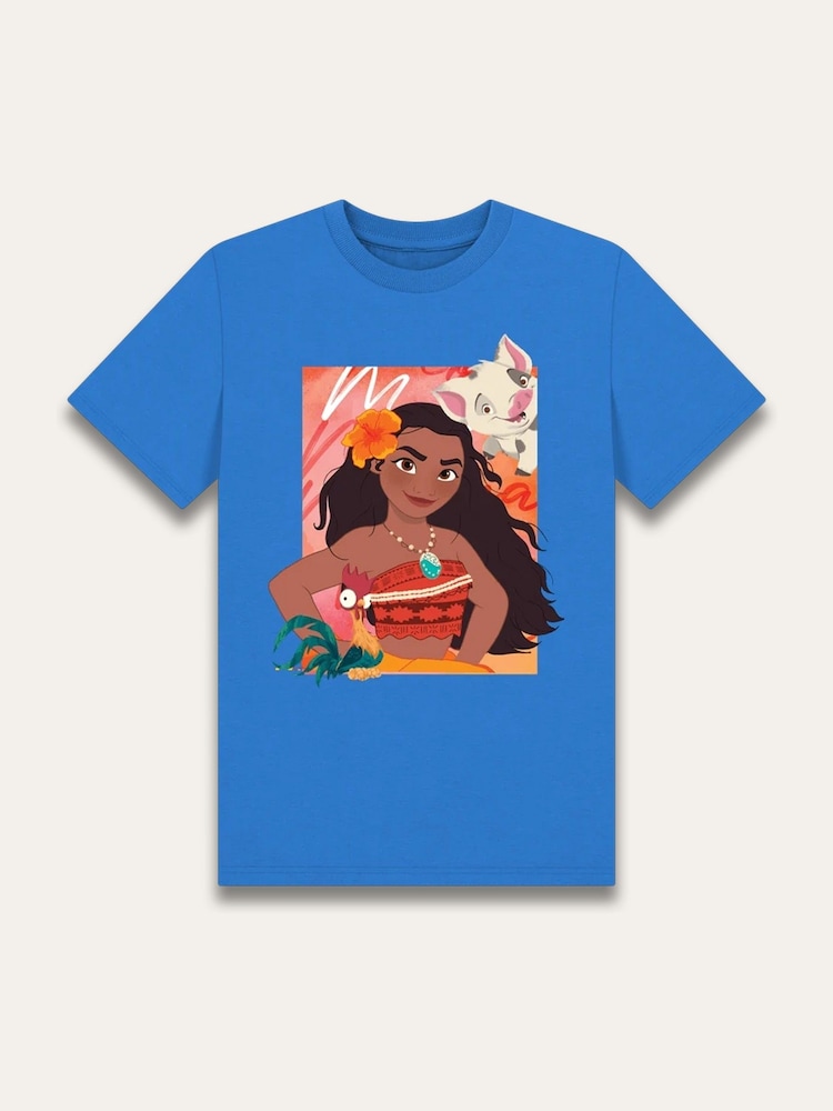 Brand Threads Blue Moana T-Shirt - Image 1 of 1