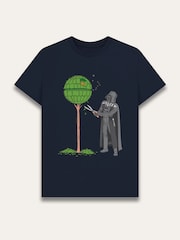 Brand Threads Blue Star Wars T-Shirt - Image 1 of 1