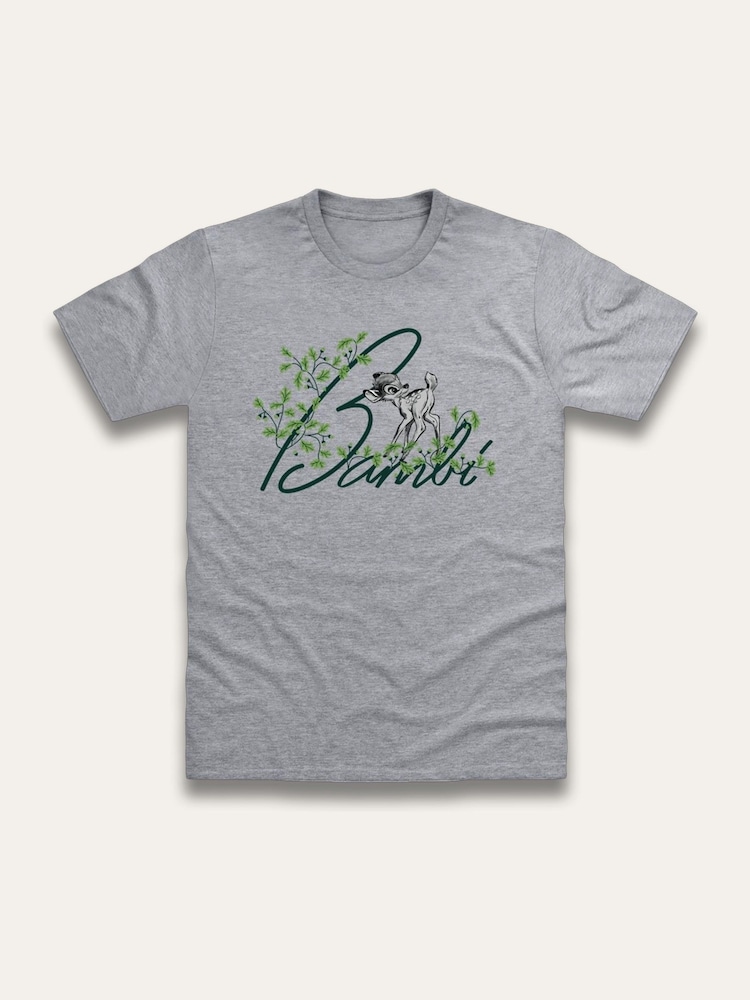 Brand Threads Grey Bambi T-Shirt - Image 1 of 1