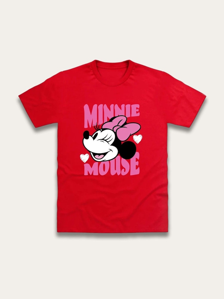 Brand Threads Red Minnie Mouse T-Shirt - Image 1 of 1