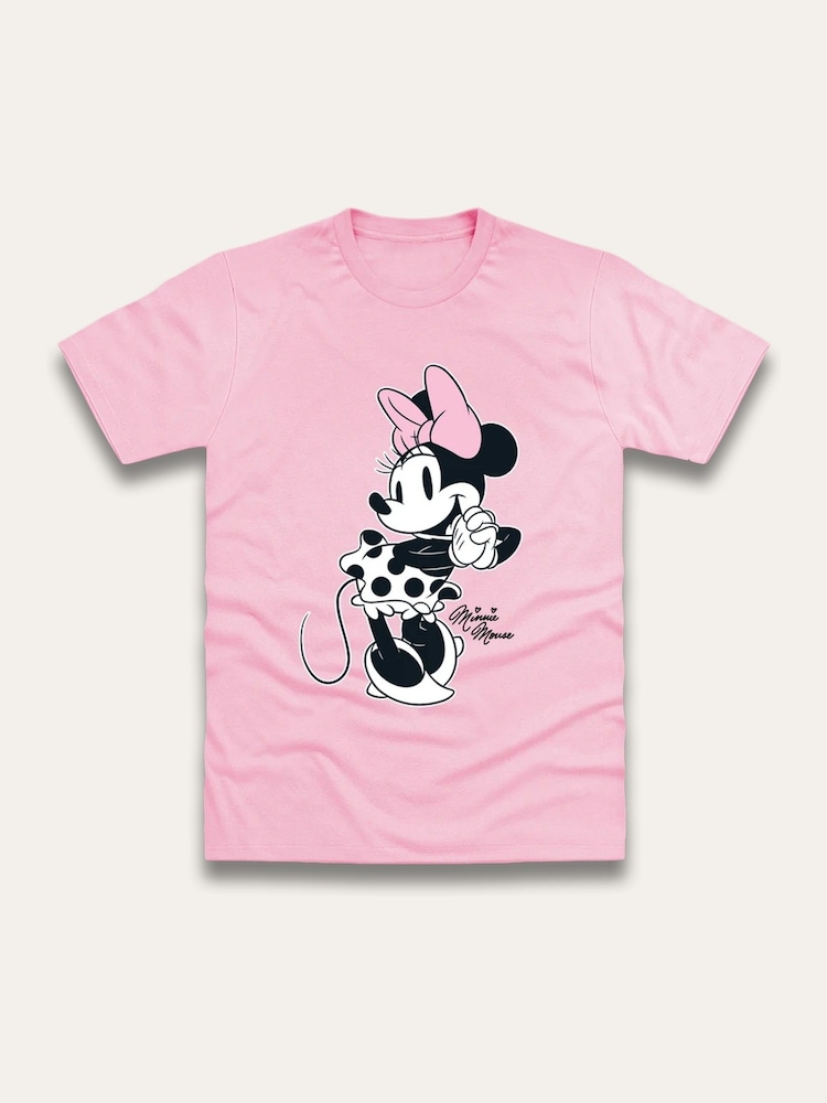 Brand Threads Pink Minnie Mouse T-Shirt - Image 1 of 1 Brand Threads Pink Minnie Mouse T-Shirt - Image 1 of 1
