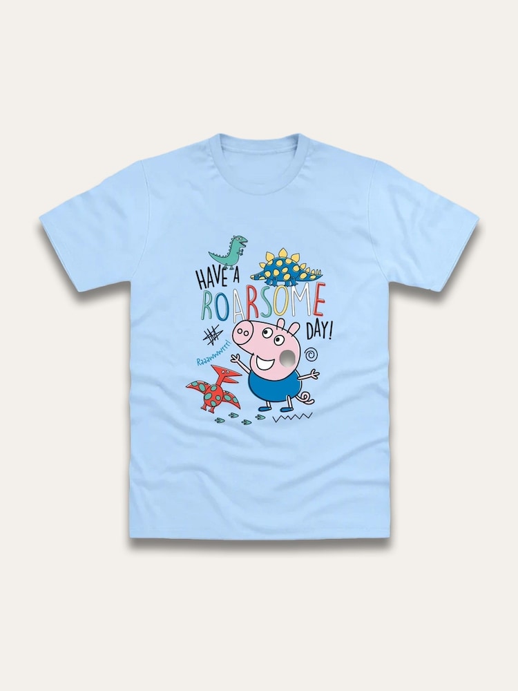 Brand Threads Blue George Pig T-Shirt - Image 1 of 1