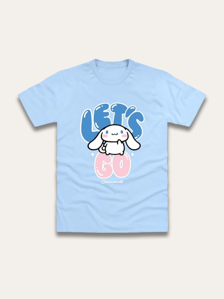 Brand Threads Blue Cinnamoroll T-Shirt - Image 1 of 1 Brand Threads Blue Cinnamoroll T-Shirt - Image 1 of 1