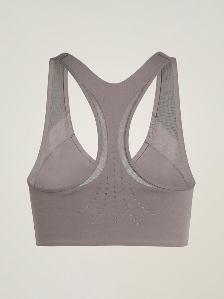 adidas Stella McCartney Brown Sports Bra - Image 2 of 2 adidas Stella McCartney Brown Sports Bra - Image 2 of 2