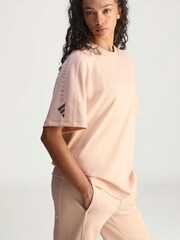 adidas Stella McCartney Brown Logo T-Shirt - Image 6 of 6