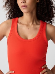 Gap Red Soft Ribbed Sleeveless Vest Top - Image 4 of 5