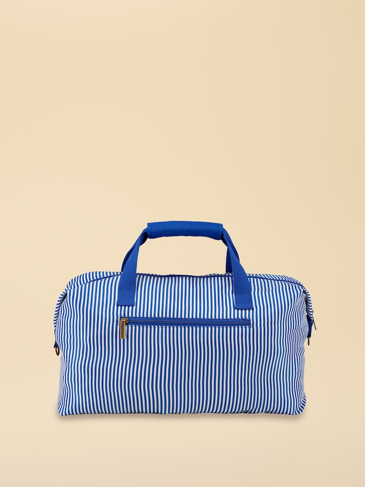 Joules Ticking Stripe Packaway Duffle - Image 2 of 5