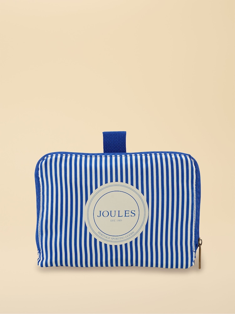 Joules Ticking Stripe Packaway Duffle - Image 5 of 5 Joules Ticking Stripe Packaway Duffle - Image 5 of 5