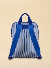 Joules Ticking Stripe Packaway Backpack - Image 2 of 4