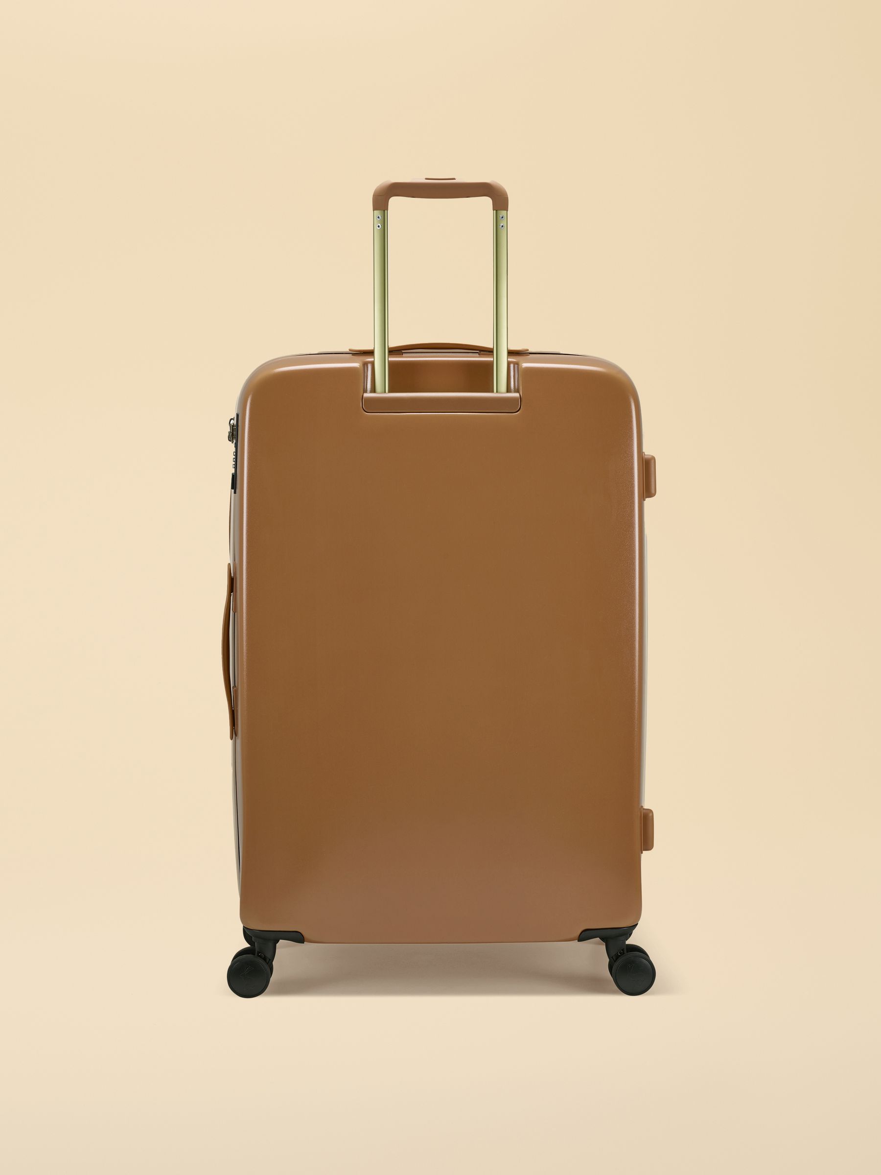 Buy Joules Olive And Tan Colourblock Medium Four Wheel Hard Shell