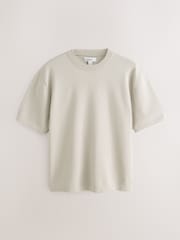 Neutral Relaxed Fit N. Premium Ultrasoft Smart Knitted T-Shirt - Image 6 of 8