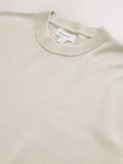 Neutral Relaxed Fit N. Premium Ultrasoft Smart Knitted T-Shirt - Image 7 of 8