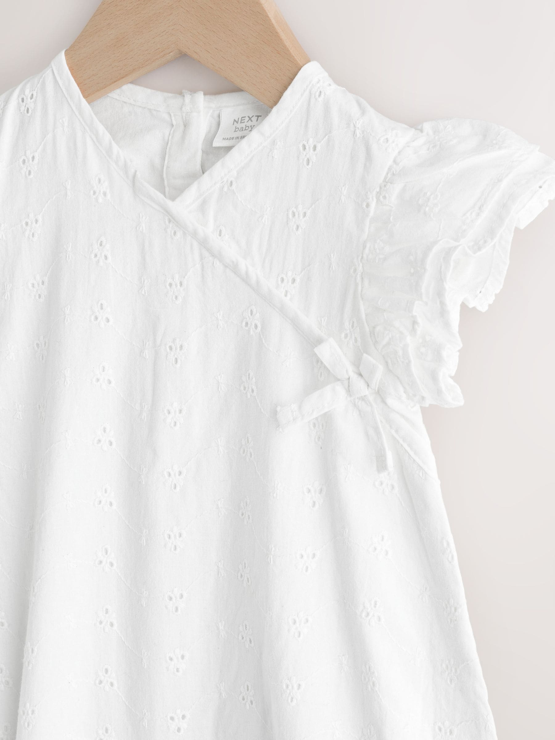 Buy White Broderie Baby Romper (0mths-2yrs) from Next USA