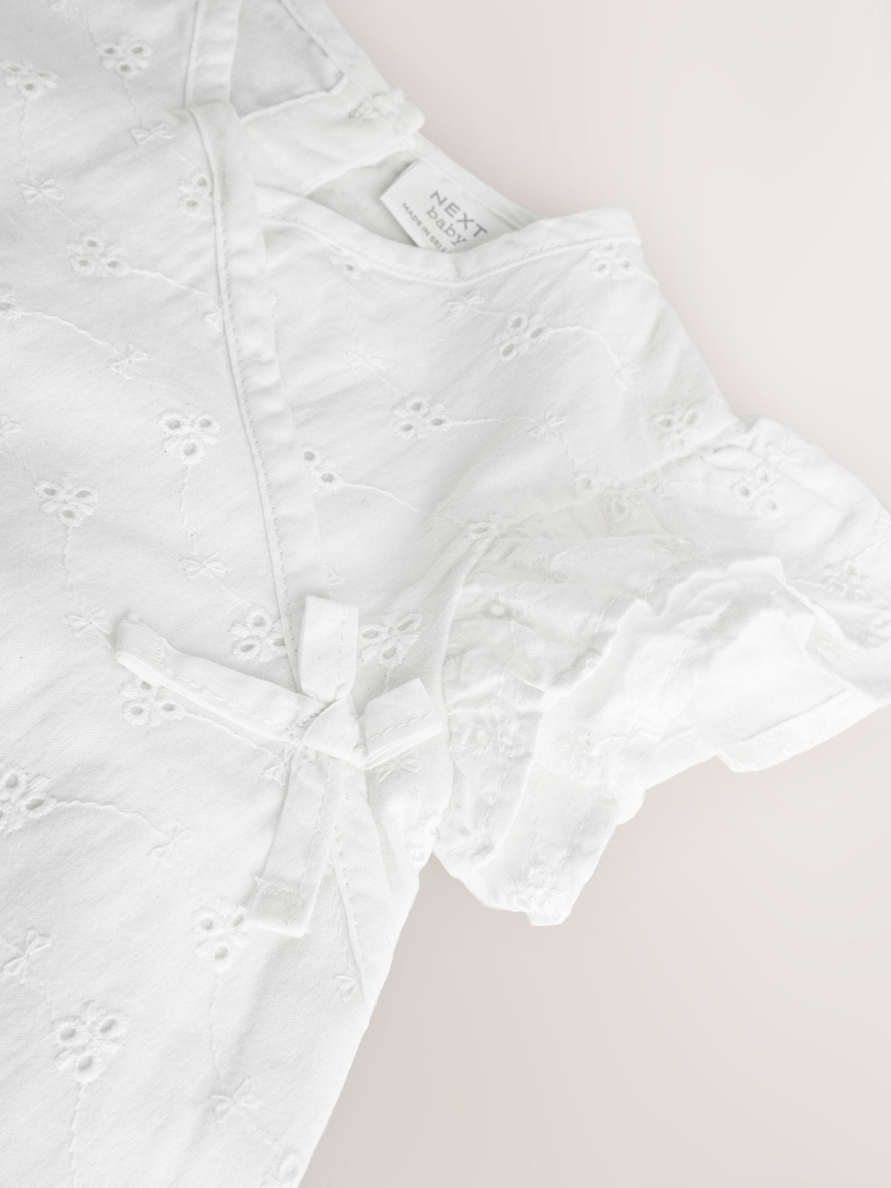 Buy White Broderie Baby Romper (0mths-2yrs) from Next USA