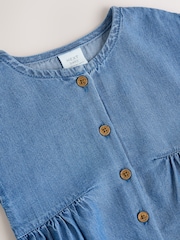 Denim Blue Bloomer Baby Romper (0mths-2yrs) - Image 4 of 7
