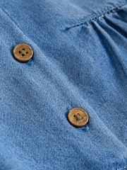 Denim Blue Bloomer Baby Romper (0mths-2yrs) - Image 7 of 7