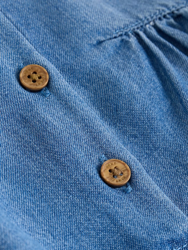 Denim Blue Bloomer Baby Romper (0mths-2yrs) - Image 7 of 7