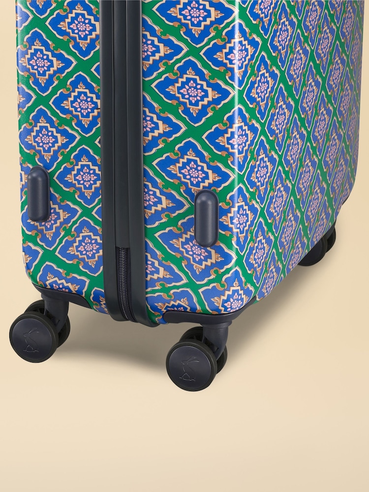 Joules Tile Diamond Medium Four Wheel Hard Shell Suitcase - Image 8 of 8 Joules Tile Diamond Medium Four Wheel Hard Shell Suitcase - Image 8 of 8