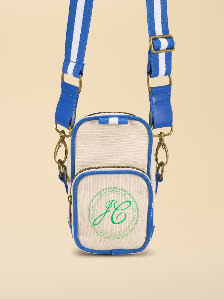 Joules Blue Oat Boat Club Crossbody Bag - Image 1 of 4